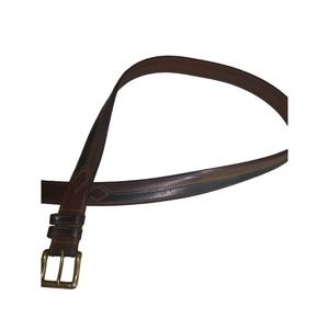 Trafalgar 2 toned Leather Belt
